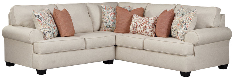 Amici 19202S2 Linen 2-Piece Sectional