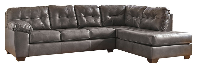 Alliston 20102S2 Gray 2-Piece Sectional with Chaise