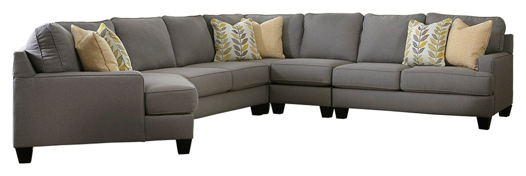 Chamberly 24302U8 Alloy 5-Piece Sectional with Cuddler