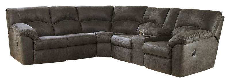Tambo 27801S1 Pewter 2-Piece Reclining Sectional