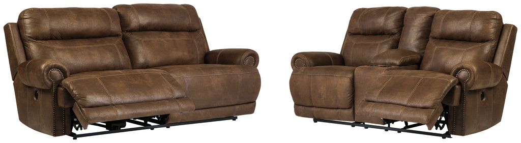 Austere 38400 Brown Power Reclining 2-Piece Living Room Set