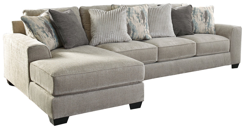 Ardsley 39504S3 Pewter 2-Piece Sectional with Chaise
