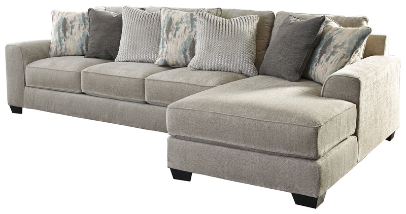 Ardsley 39504S5 Pewter 2-Piece Sectional with Chaise