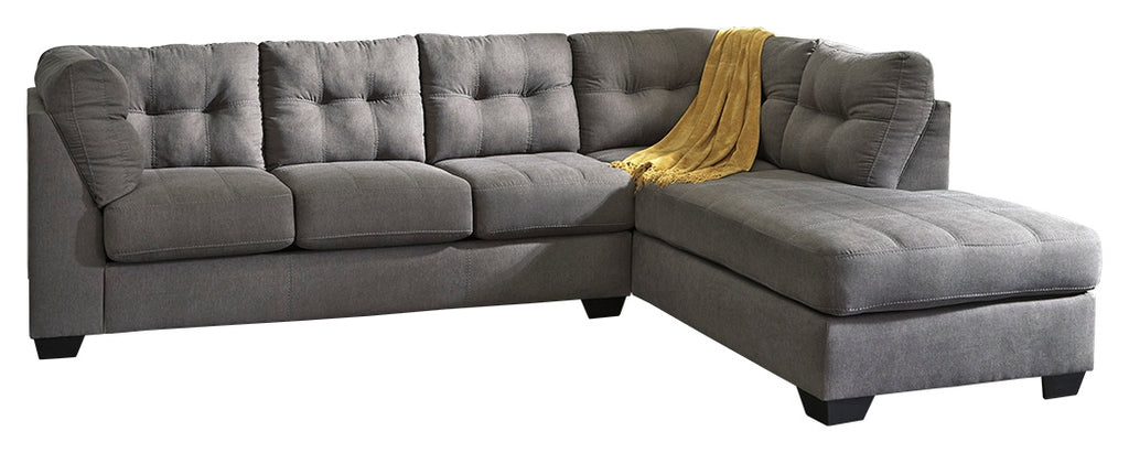 Maier 45200S4 Charcoal 2-Piece Sleeper Sectional with Chaise