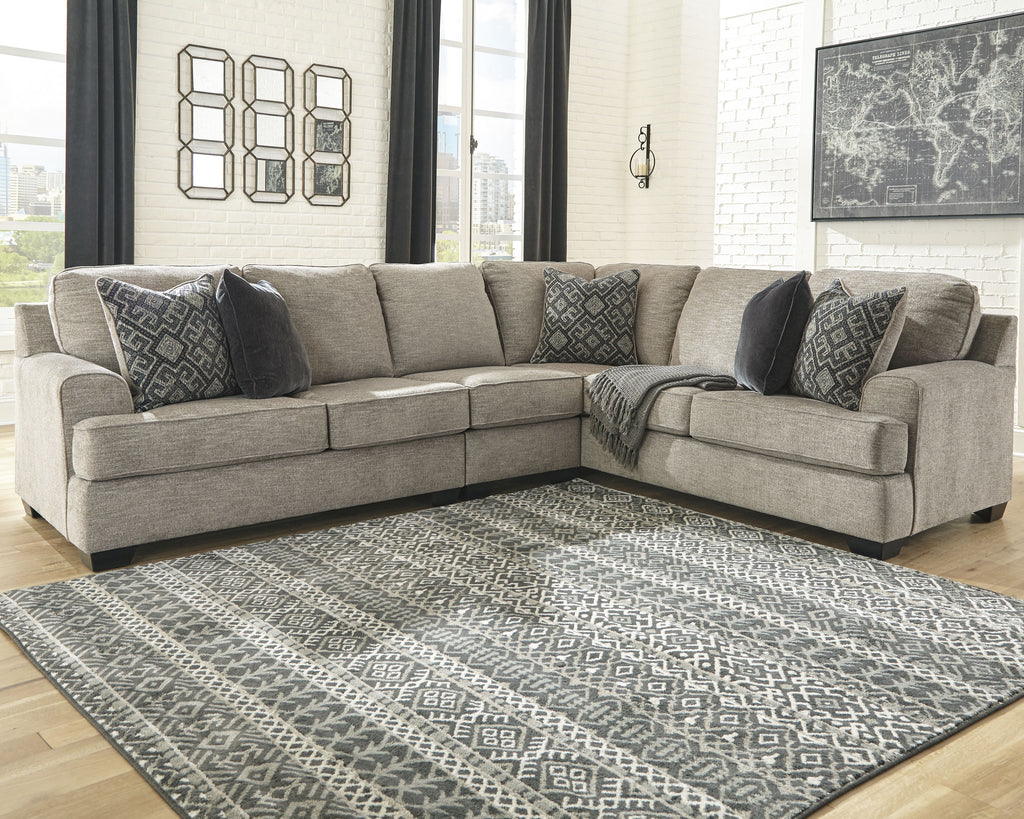Bovarian 56103S2 Stone 3-Piece Sectional