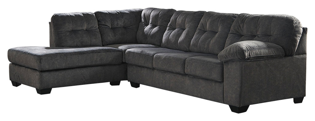 Accrington 70509S2 Granite 2-Piece Sleeper Sectional with Chaise