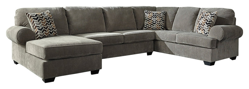 Jinllingsly 72502S1 Gray 3-Piece Sectional with Chaise