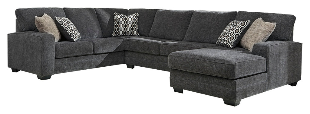 Tracling 72600S2 Slate 3-Piece Sectional with Chaise