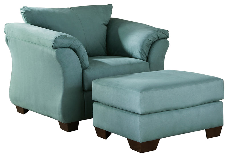 Darcy 75006 Sky Chair and Ottoman