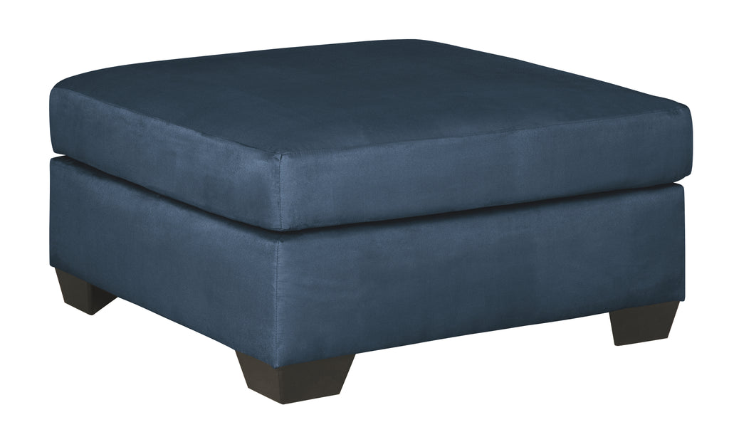 Darcy 7500708 Blue Oversized Accent Ottoman