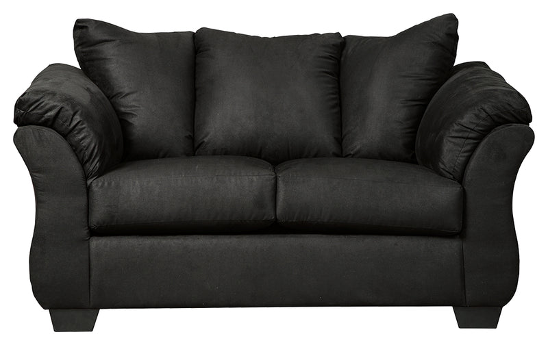 Darcy 7500835 Black Loveseat