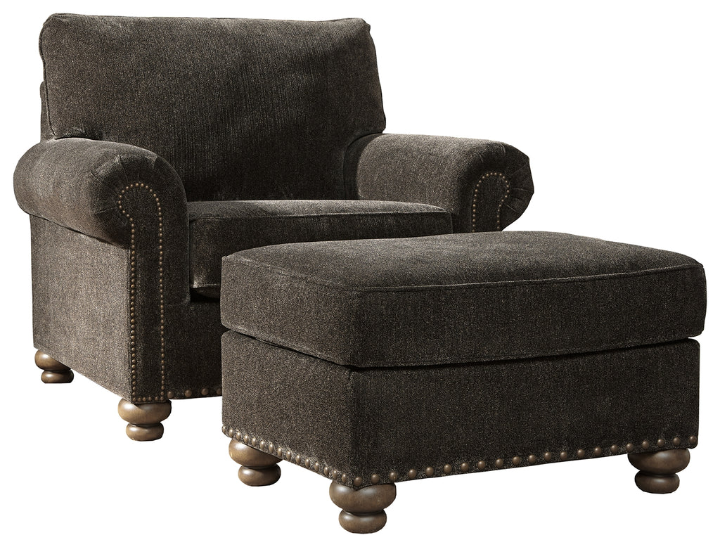 Stracelen 80603 Sable Chair and Ottoman