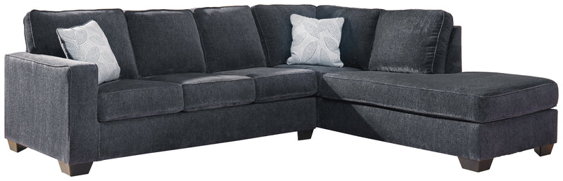 Altari 87213S3 Slate 2-Piece Sleeper Sectional with Chaise