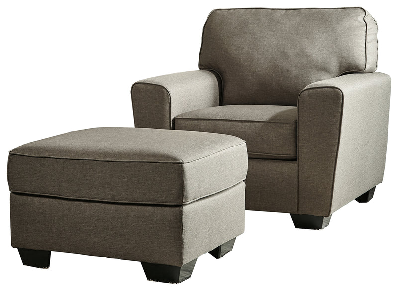 Calicho 91202 Cashmere Chair and Ottoman