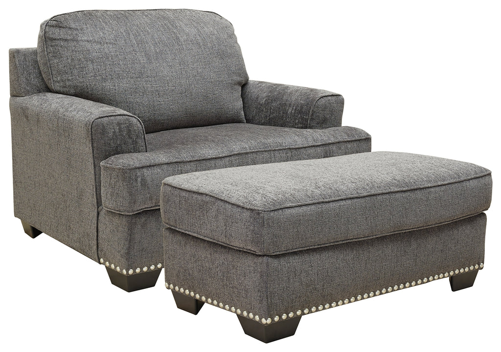 Locklin 95904 Carbon Chair and Ottoman