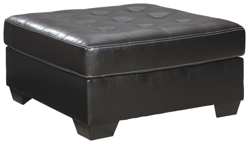 Jacurso 9980408 Charcoal Oversized Accent Ottoman