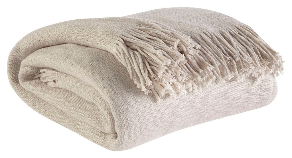 Haiden A1000042 IvoryTaupe Throw 3CS