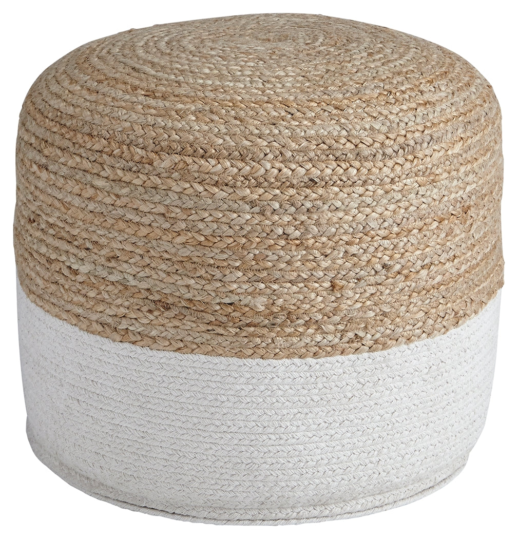 Sweed Valley A1000420 NaturalWhite Pouf