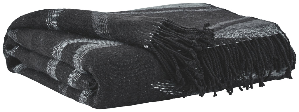 Cecile A1000552T BlackGray Throw