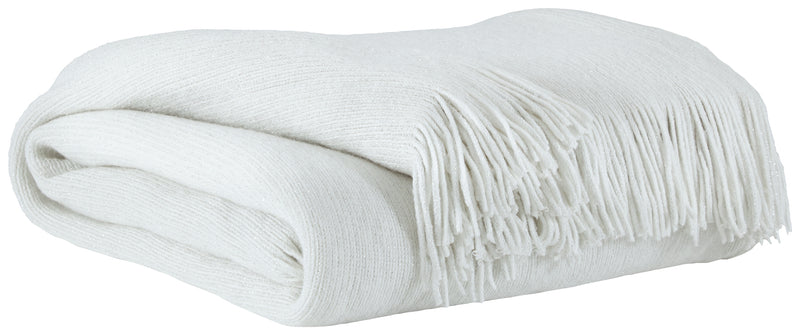 Rozelle A1000586T White Throw