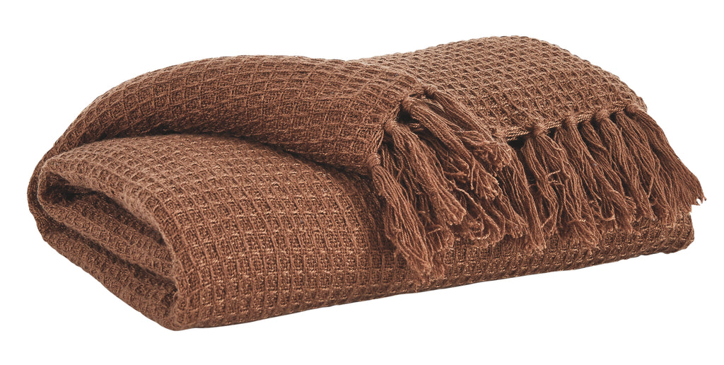 Rowena A1000739 Brown Throw 3CS