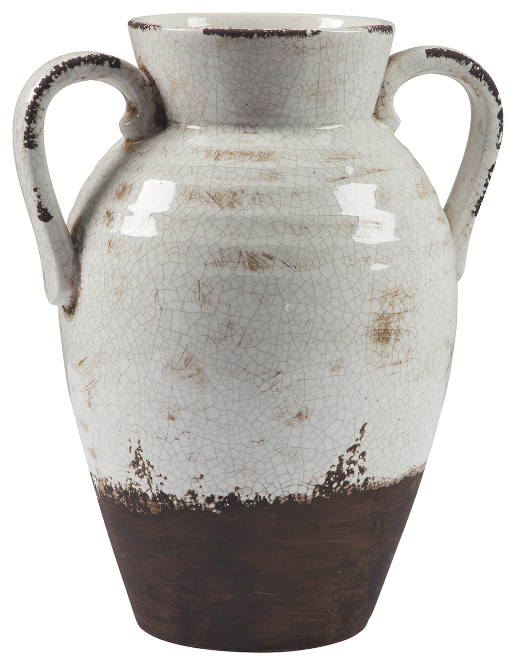 Dion A2000331 Distressed White Vase