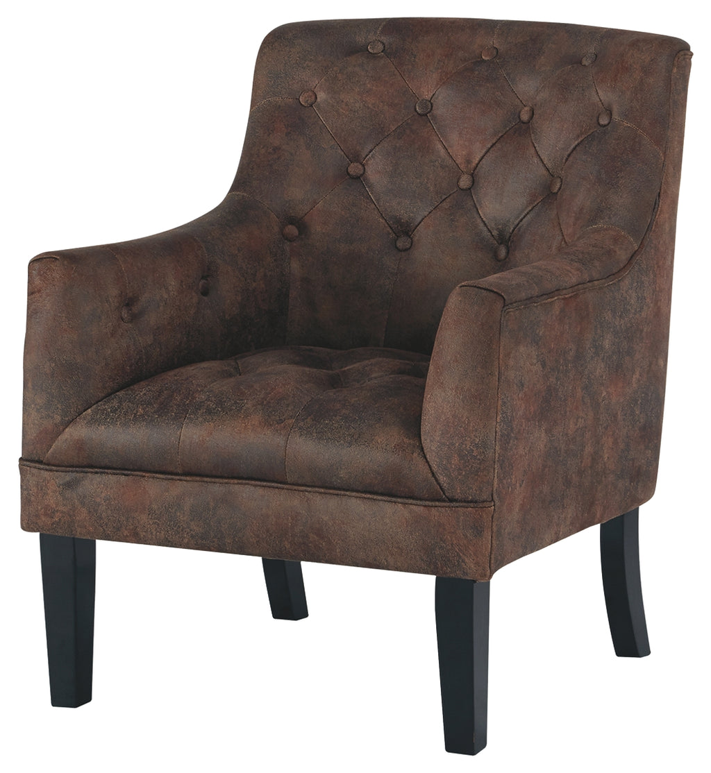 Drakelle A3000051 Mahogany Accent Chair
