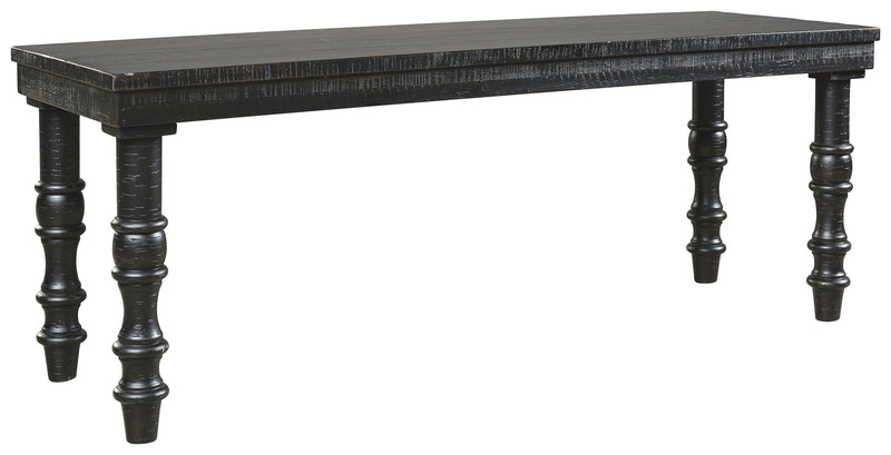 Dannerville A3000160 Antique Black Accent Bench