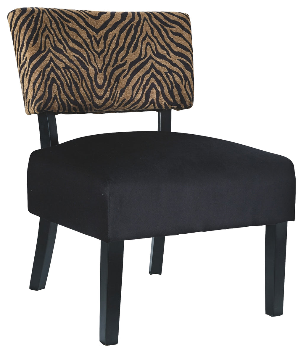 Parvin A3000181 GoldBlack Accent Chair