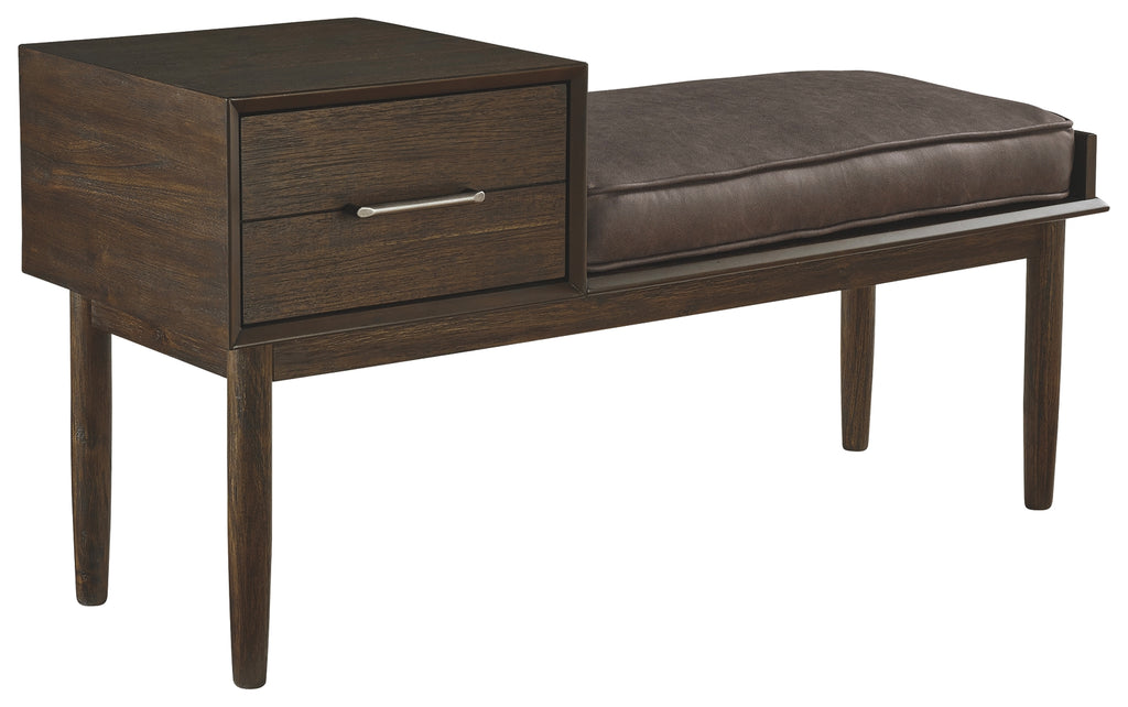 Gavinville A3000188 Brown Accent Bench