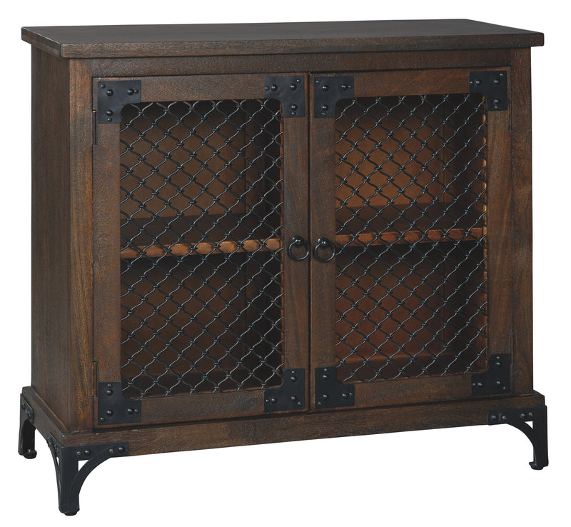 Havendale A4000094 BrownBlack Accent Cabinet