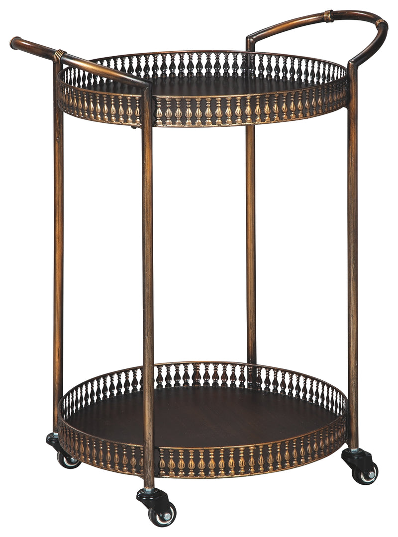 Clarkburn A4000100 Bronze Finish Bar Cart