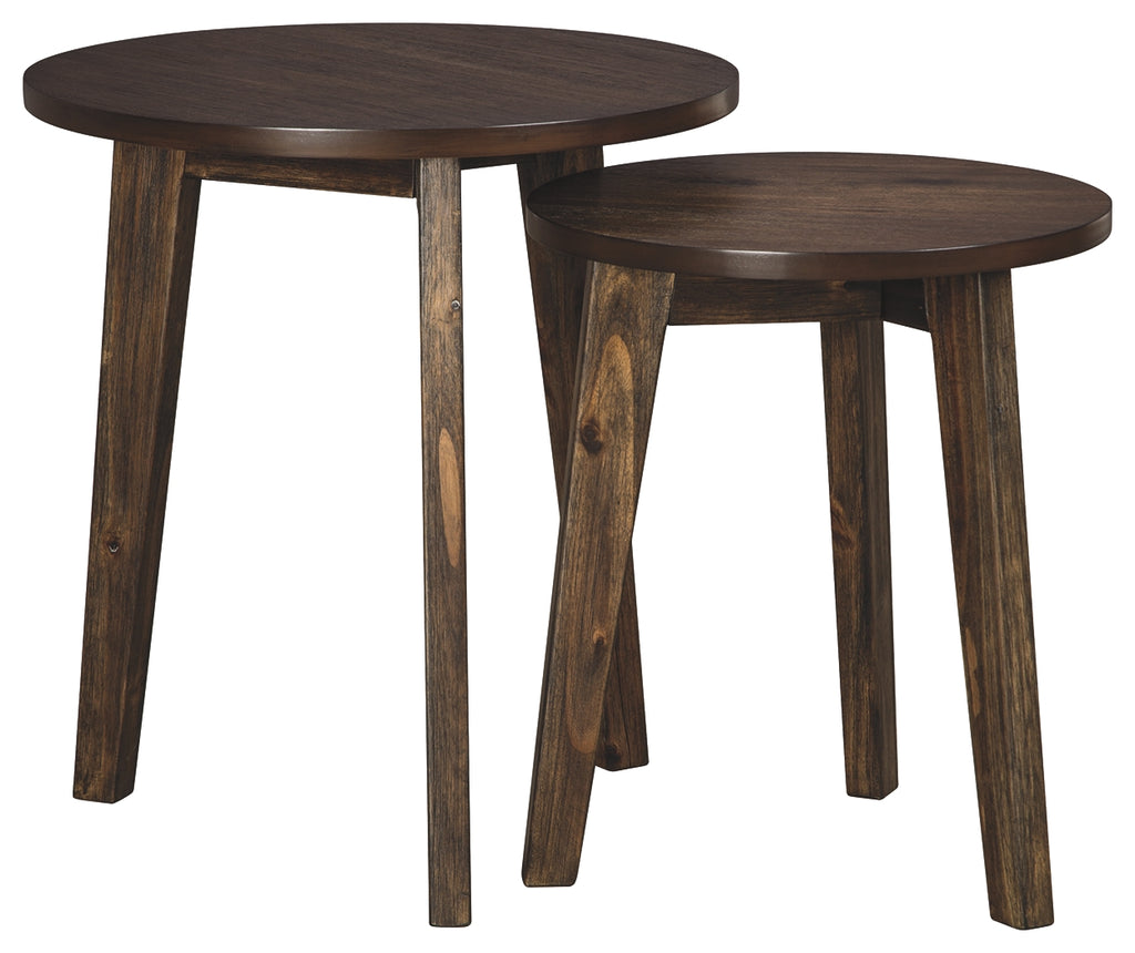 Clydmont A4000233 Brown Accent Table Set 2CN