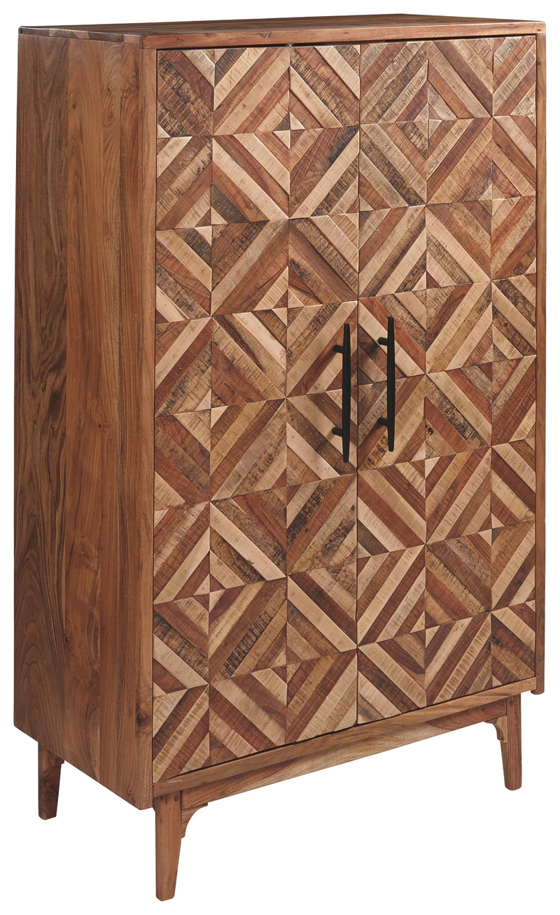 Gabinwell A4000267 Two-tone Brown Accent Cabinet