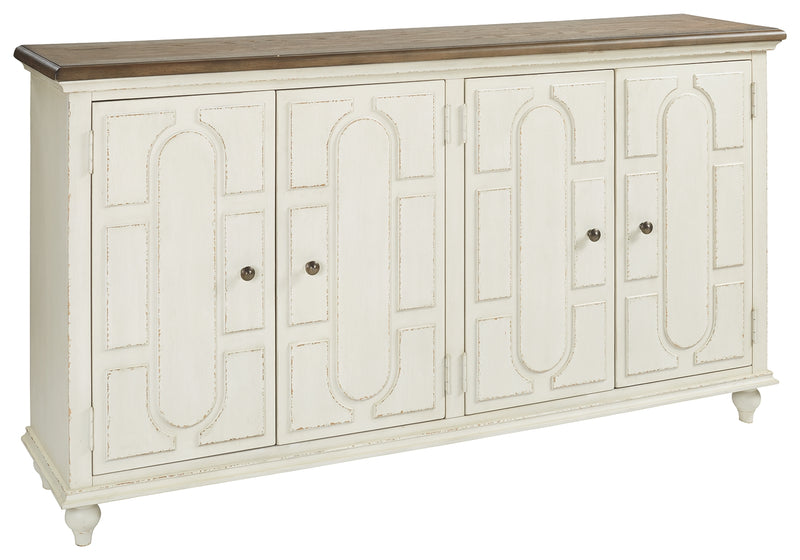Roranville A4000268 Antique White Accent Cabinet