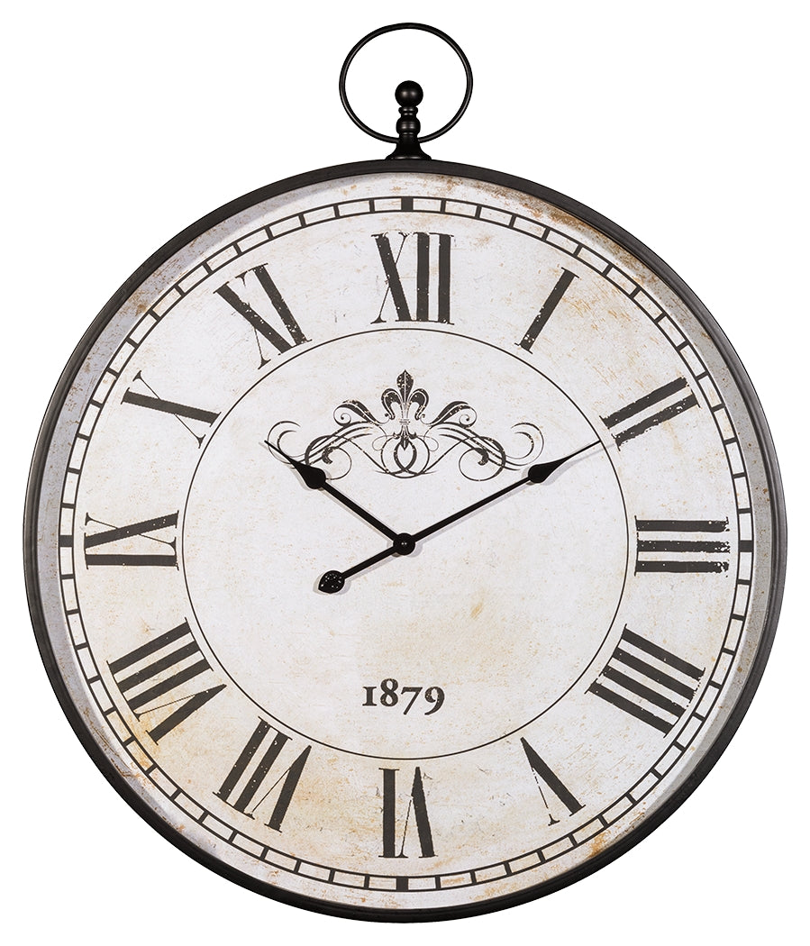 Augustina A8010110 Antique Black Wall Clock