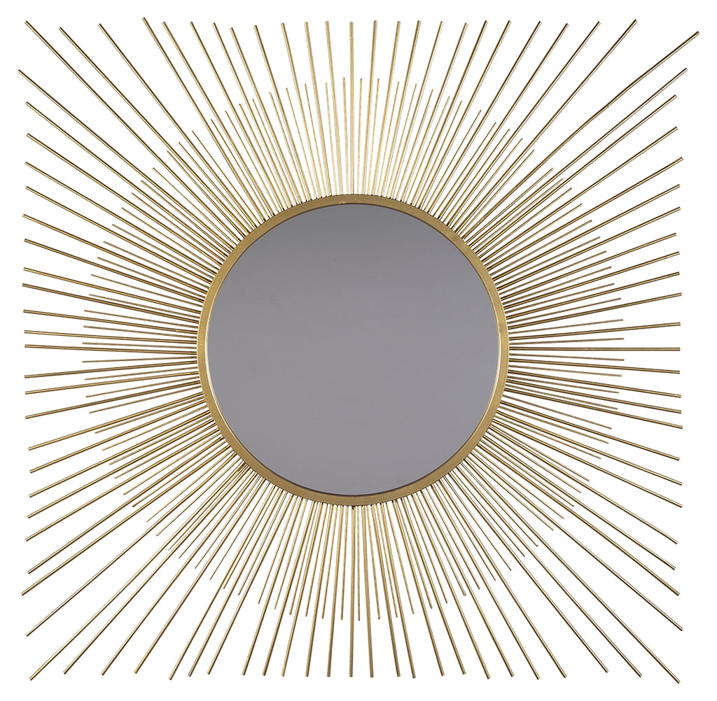 Elspeth A8010124 Gold Finish Accent Mirror