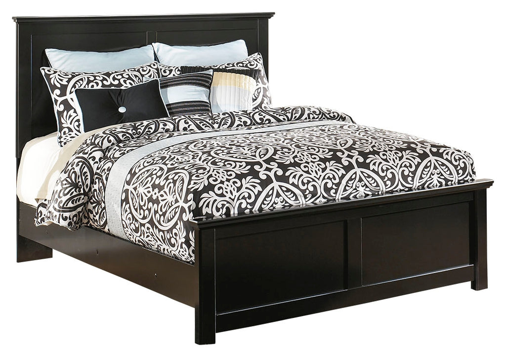 Maribel B138B4 Black Queen Panel Bed