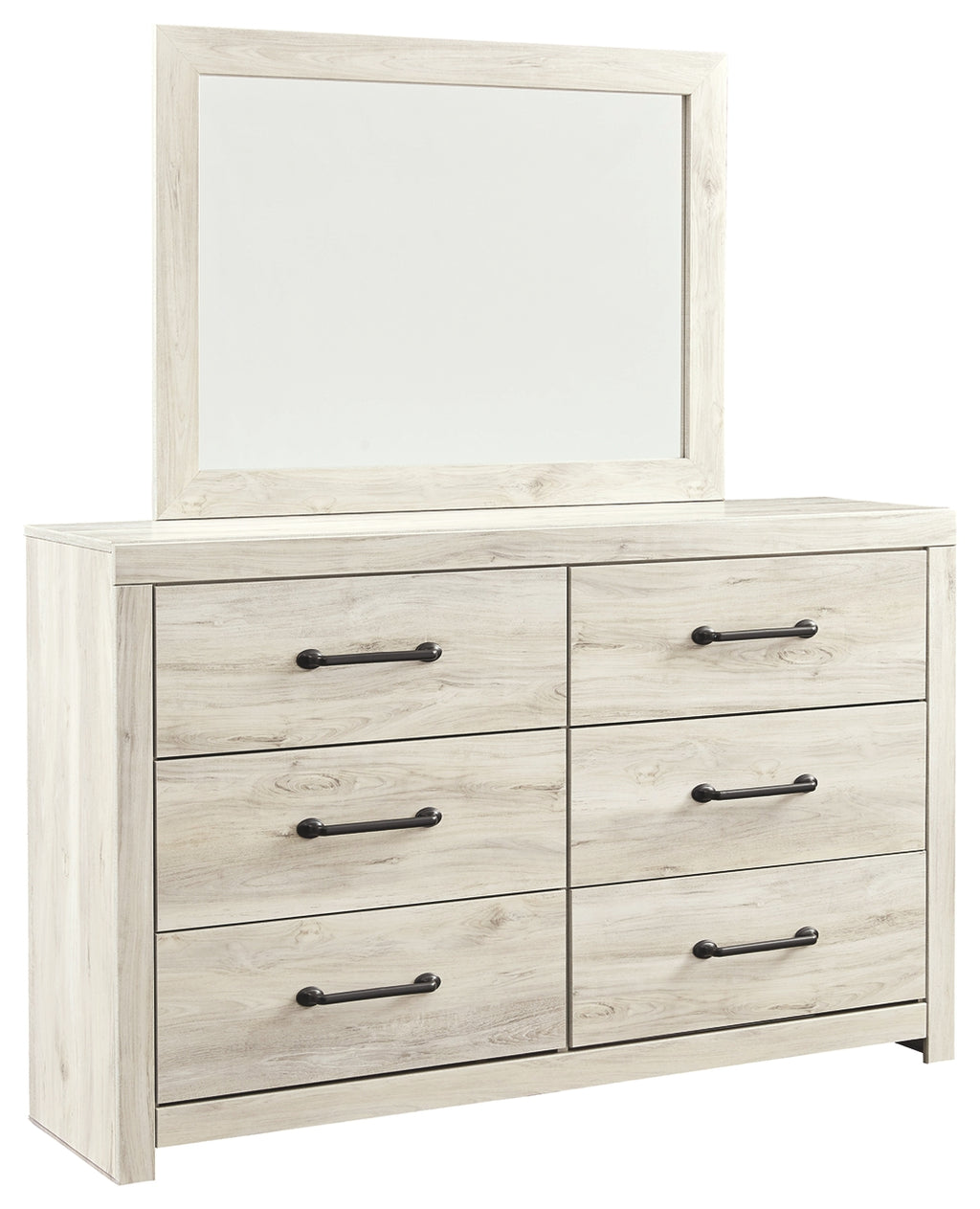 Cambeck B192B1 Whitewash Dresser and Mirror