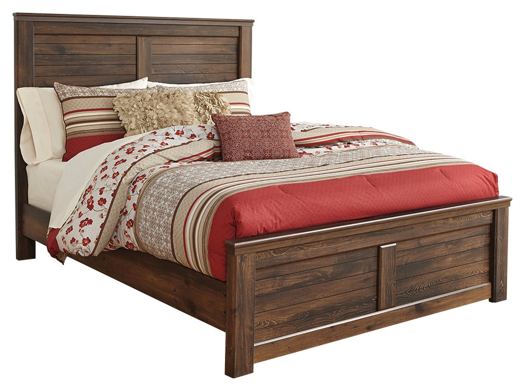 Quinden B246B4 Dark Brown Queen Panel Bed