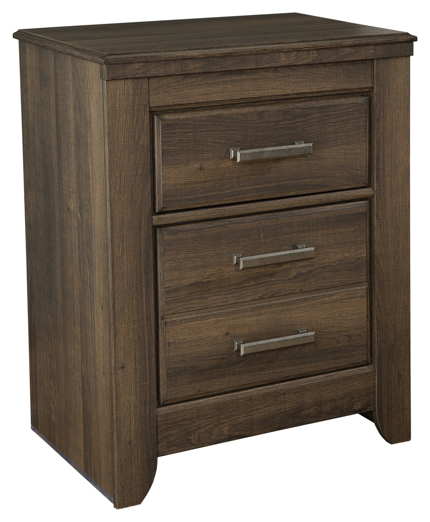 Juararo B251-92 Dark Brown Two Drawer Night Stand