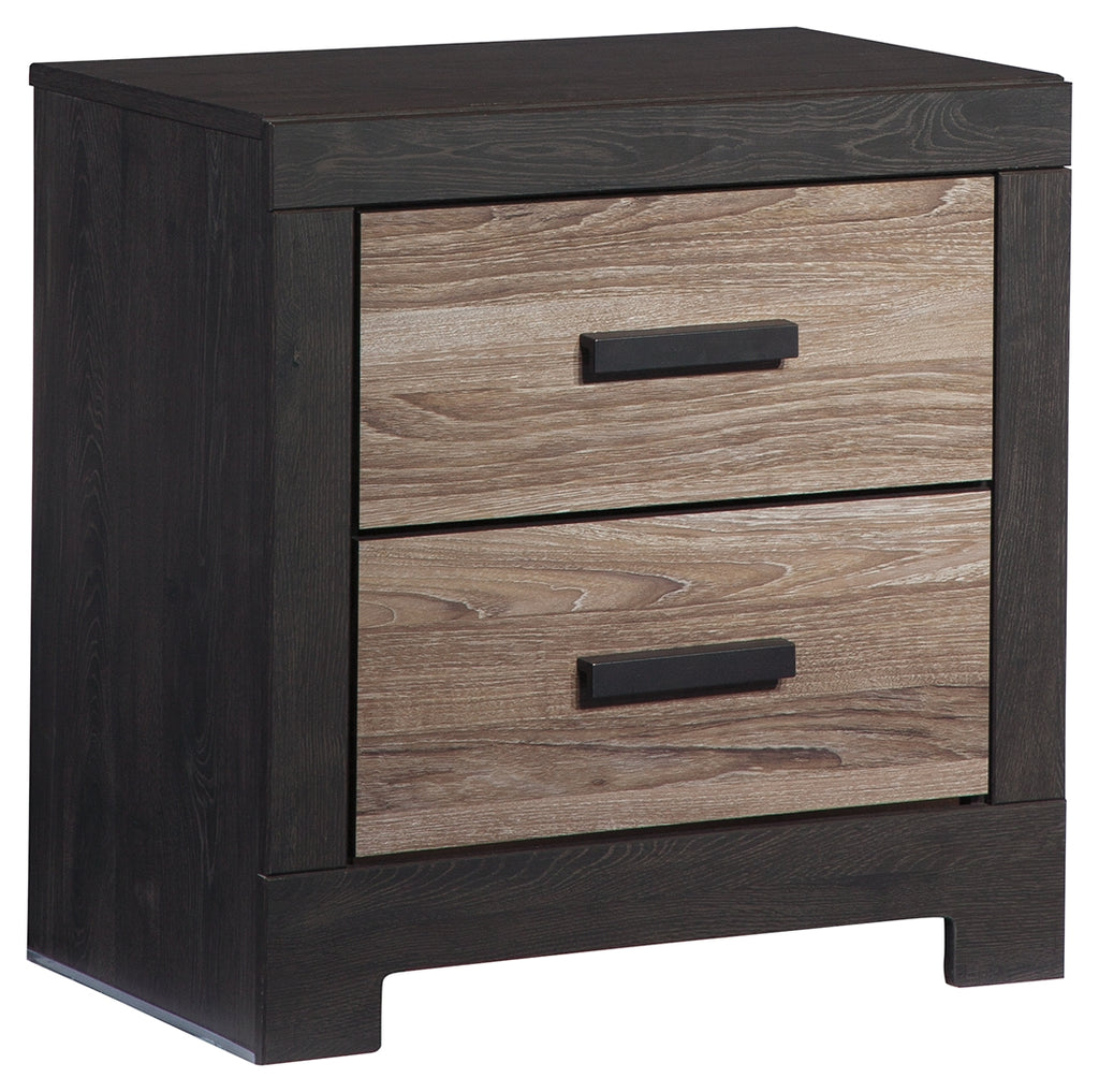 Harlinton B325-92 Warm GrayCharcoal Two Drawer Night Stand