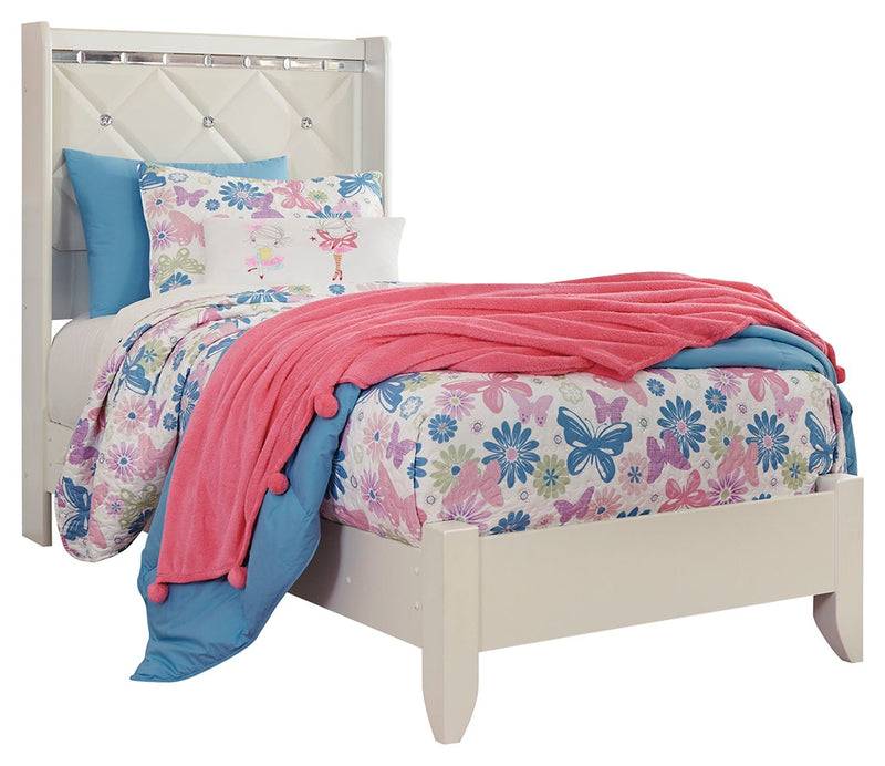 Dreamur B351B5 Champagne Twin Panel Bed