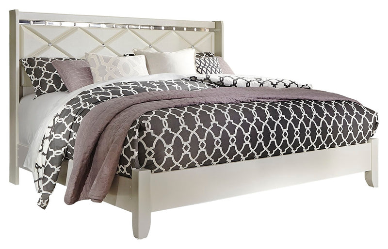 Dreamur B351B4 Champagne King Panel Bed