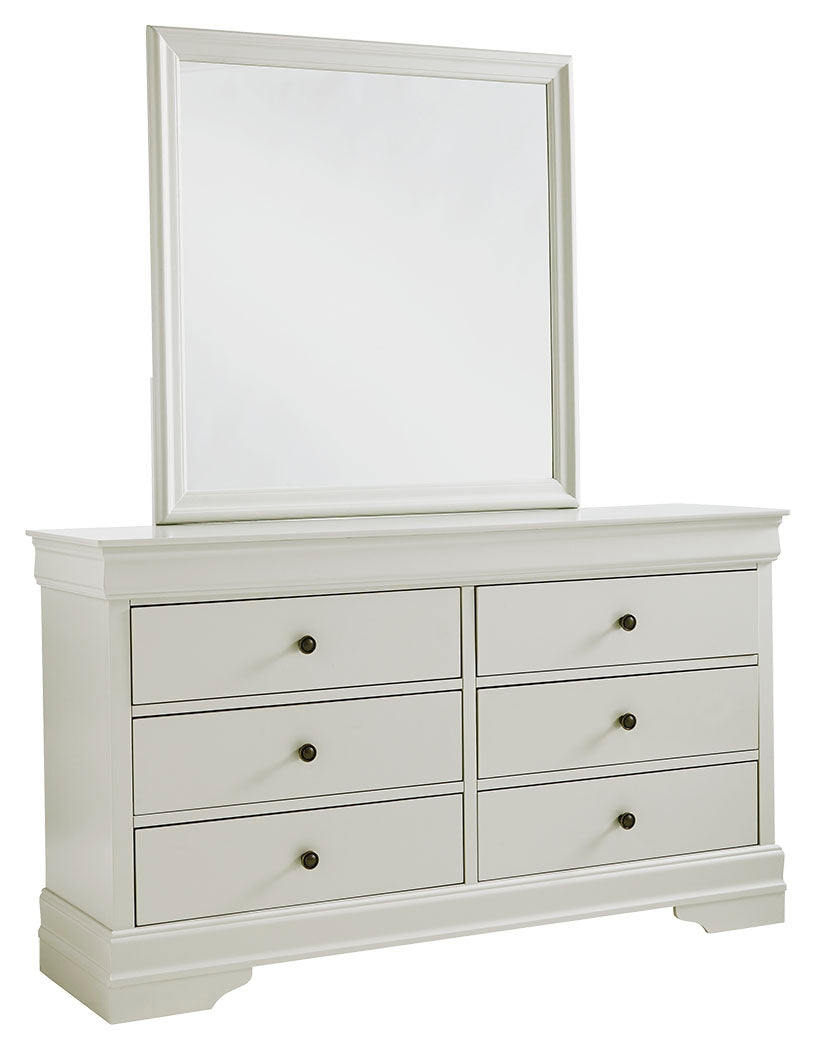 Jorstad B378B1 Gray Dresser and Mirror