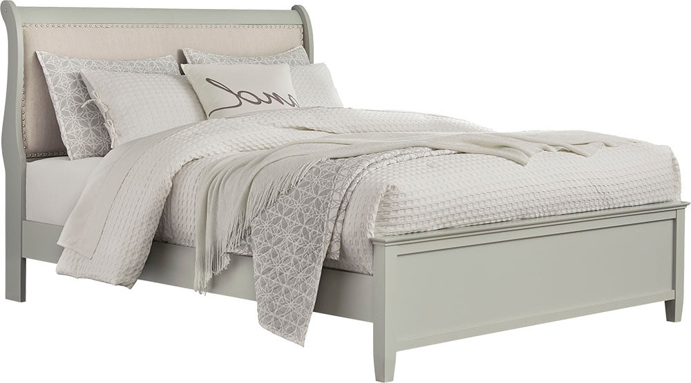 Jorstad B378B8 Gray King Sleigh Bed