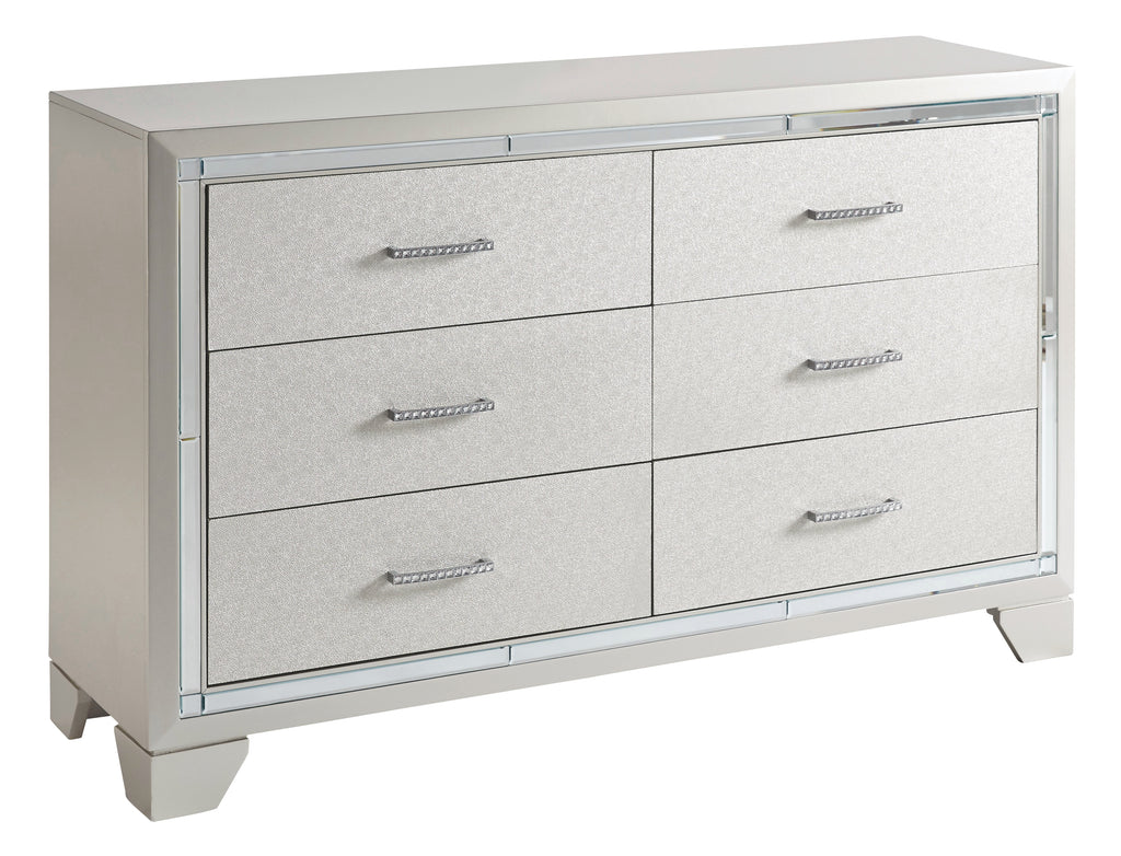 Lonnix B410-21 Silver Finish Dresser