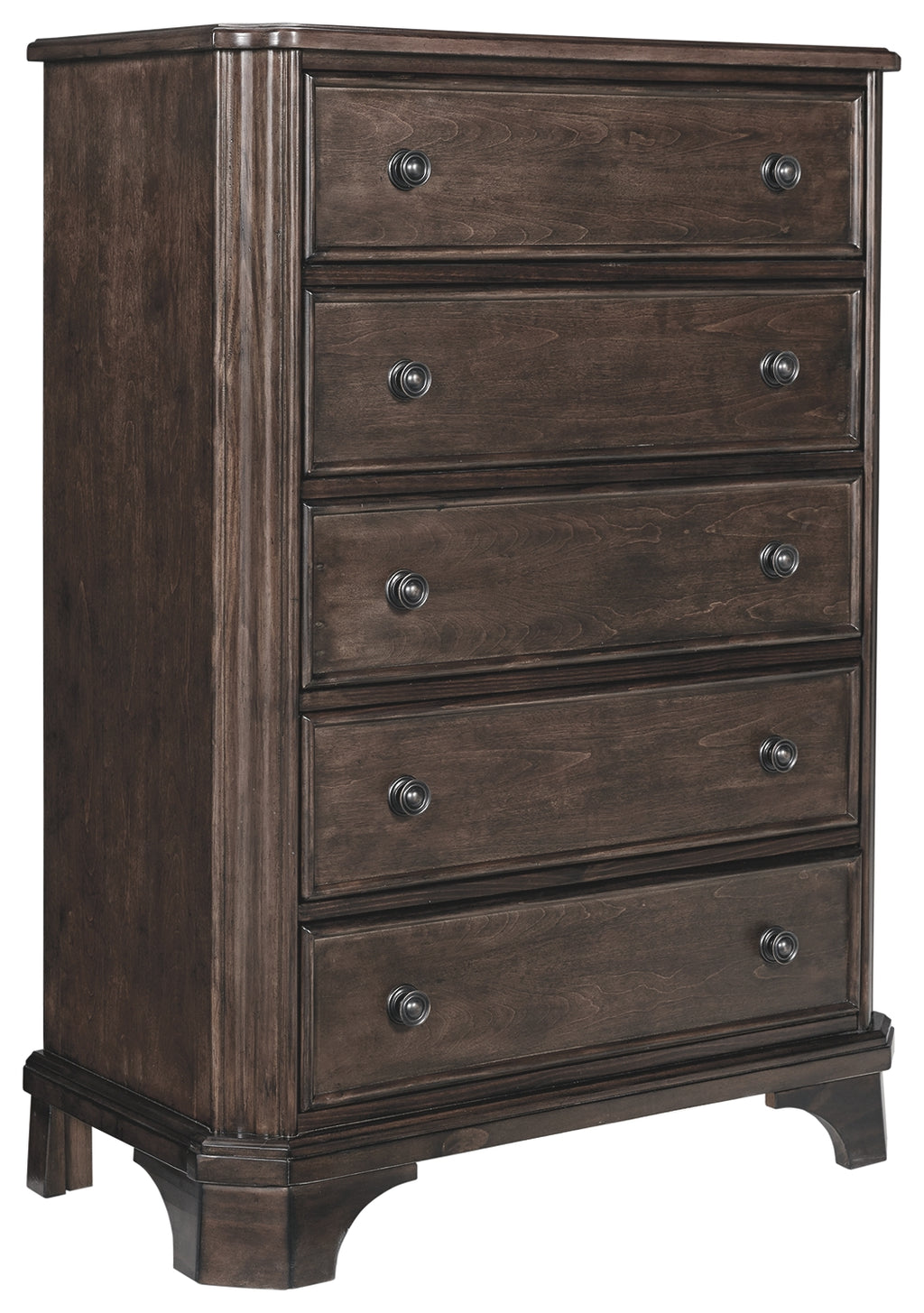 Adinton B517-46 Brown Five Drawer Chest