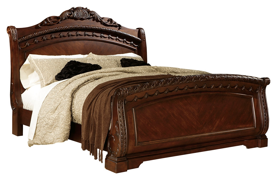 North Shore B553-193 Dark Brown Three Drawer Night Stand – Todd's