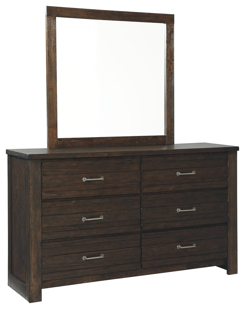 Darbry B574B1 Brown Dresser and Mirror